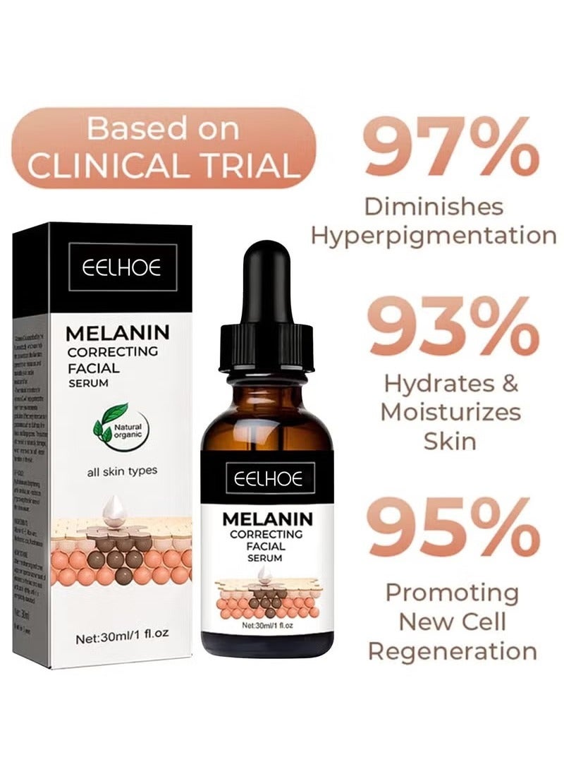 EELHOE Melanin Correcting Facial Serum, Dark Spot Correcting Glow Serum, Mild And Not Stimulating For Any Part - Image 2