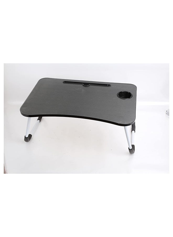 Home Pro - Home Pro Folding Laptop Table Portable Desk with Cup Holder, Foldable, Adjustable with for Work, Study, Entertainment, & Camping - Image 1
