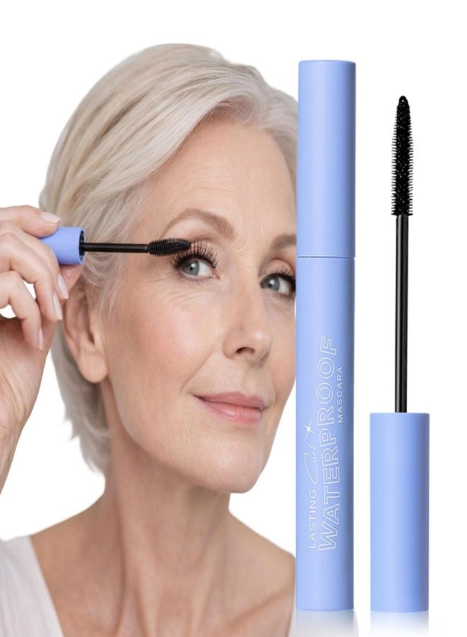 Jutqut Mascara for Older Women 60 Plus, Tubing Mascara for Sparse & Thinning Lashes, Volumizing & Lengthening Black Mascara, Smudge-Resistant, Long-Wear, Easy to Remove Eye Makeup - Image 1
