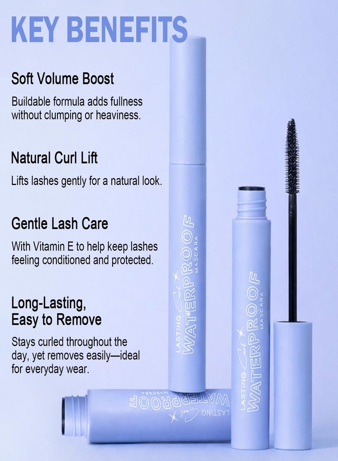 Jutqut Mascara for Older Women 60 Plus, Tubing Mascara for Sparse & Thinning Lashes, Volumizing & Lengthening Black Mascara, Smudge-Resistant, Long-Wear, Easy to Remove Eye Makeup - Image 3