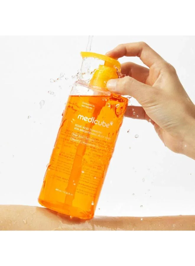 Medicube  Medicube-Kojic Acid Turmeric Vita Brightening Body Wash 400Ml for Women | Best Price UAE