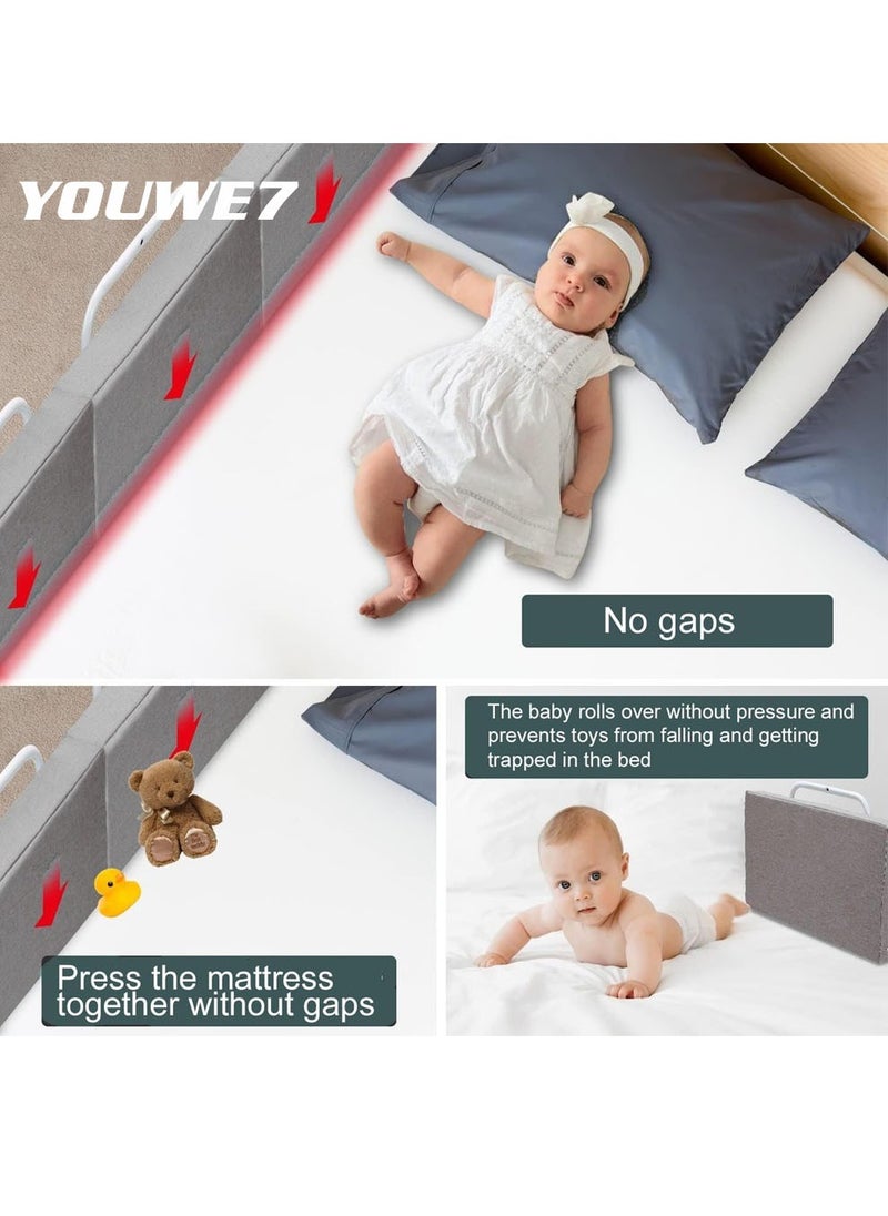 Bed Rail for Toddlers, 2PCS Upgrade Reinforced Bed Guard Rail for Kids, Free Combination Children Bed Rail Guard for Full-Size Mattress, Strong Iron Support, Not Falling, Pink - pzsku/Z6C0AC269B54B67ADA567Z/45/_/1729651544/e6b055f8-54e3-4bda-ba12-f11b1b947f68