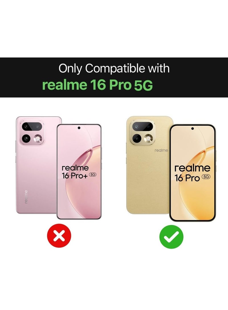 جراب شفاف لهاتف Realme 16 Pro، غطاء نحيف، جراب حماية من مادة TPU الناعمة مع حماية للكاميرا لهاتف Realme 16 Pro - Image 2