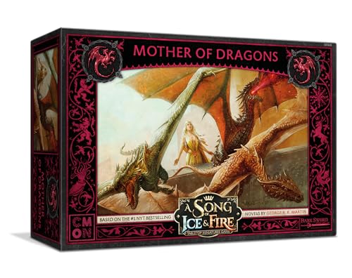 CMON A Song of Ice and Fire Tabletop Miniatures Mother of Dragons Box Set Rule The Skies with Daenerys Targaryen Strategy Game for Adults Ages 14 2 Players 4560 Minute Playtime Made by CMON - Image 1