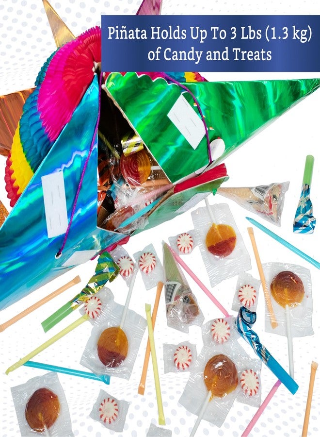 FIESTA WRAPS Mexican Piñata (Medium 26 inches) - Authentic Handmade Foldable Pinata for Birthday Party - Piñatas para Cumpleaños - Fiesta Piniata - Mexican Star Pinata - Cinco de Mayo Pinatas - Image 4