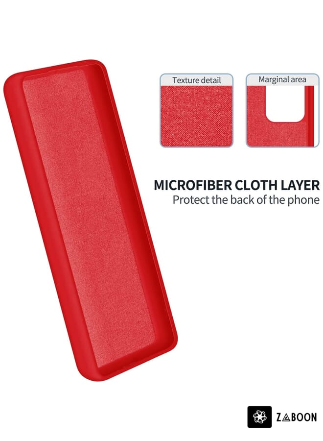 Zaboon Protective Case For Infinix Hot 12i Pure Color Liquid Silicone Shockproof - Image 4