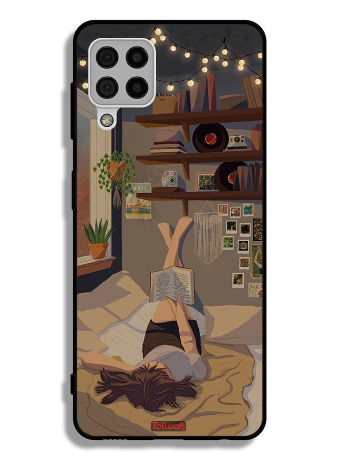 Tolwak غطاء واقي لهاتف سامسونج جالاكسي A22 4G لدراسة الفن - Image 1
