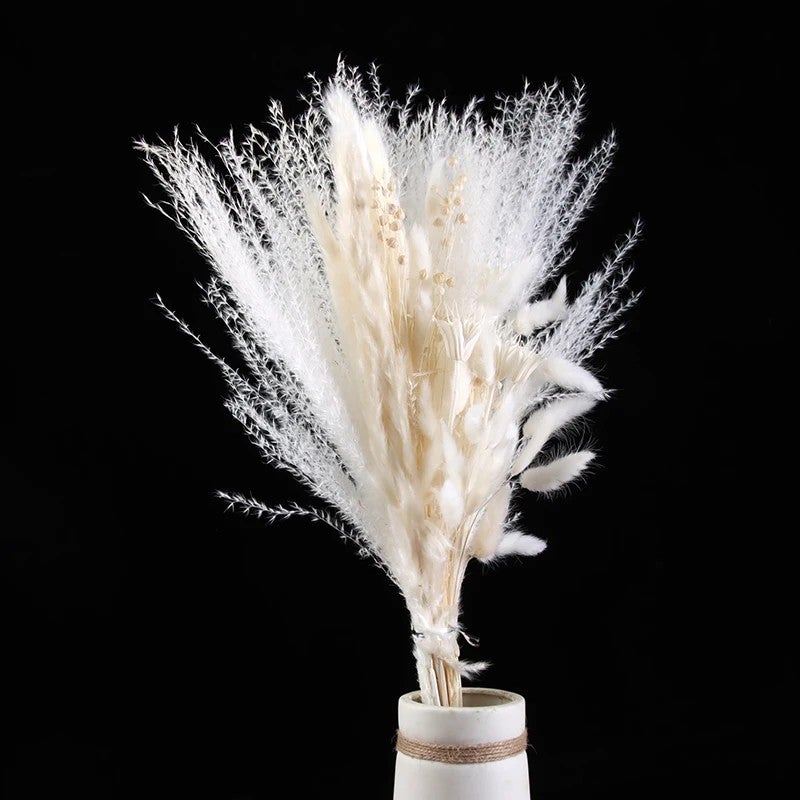 Bluejw Premium Mini Small Wedding Bridal Bouquet – Preserved Dried Flower Arrangement with Natural Dried Plants for Rustic Elegance - Image 1