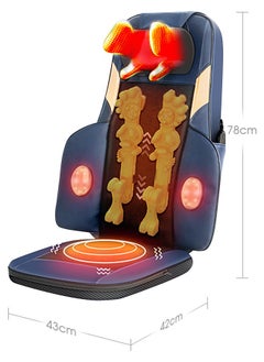Snooe Massage Chair Mat Massager Body Vibration Massage Pad Back Neck Lumbar Waist Pain Relief Foldable Storage  - Image 5
