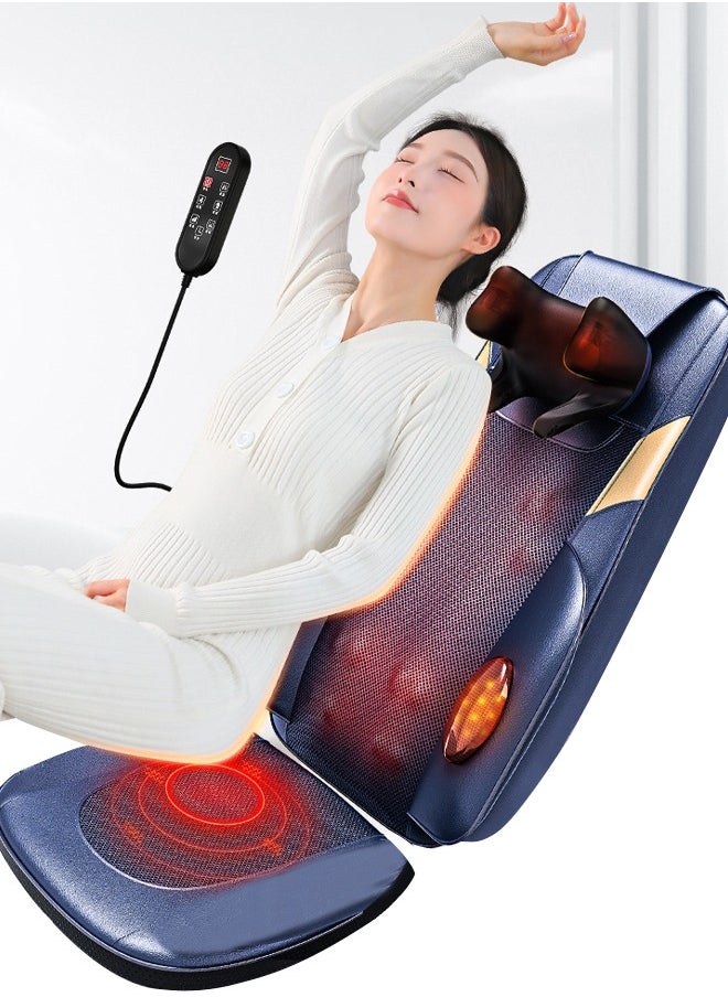 Snooe Massage Chair Mat Massager Body Vibration Massage Pad Back Neck Lumbar Waist Pain Relief Foldable Storage  - Image 2