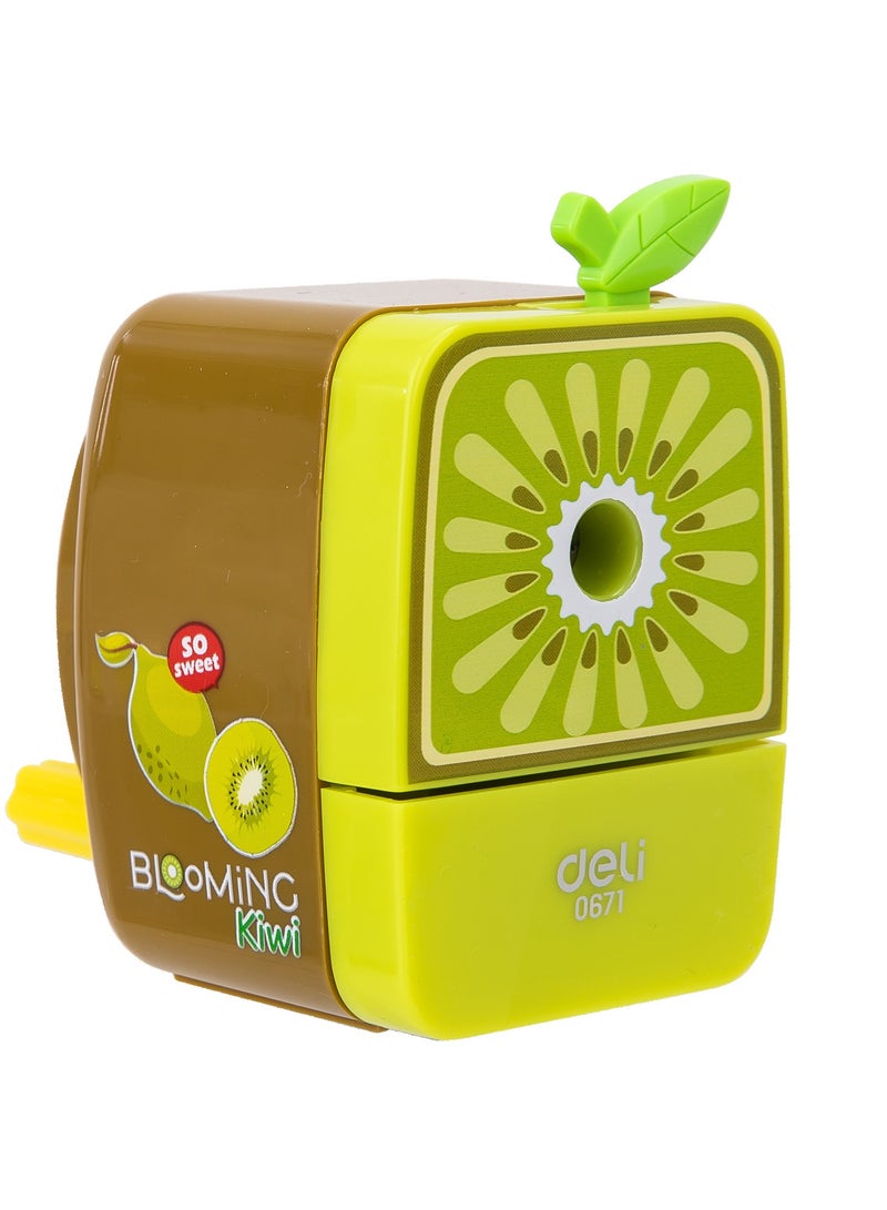 Deli Single Hole Rotary Table Sharpener Assorted Colours - Image 2