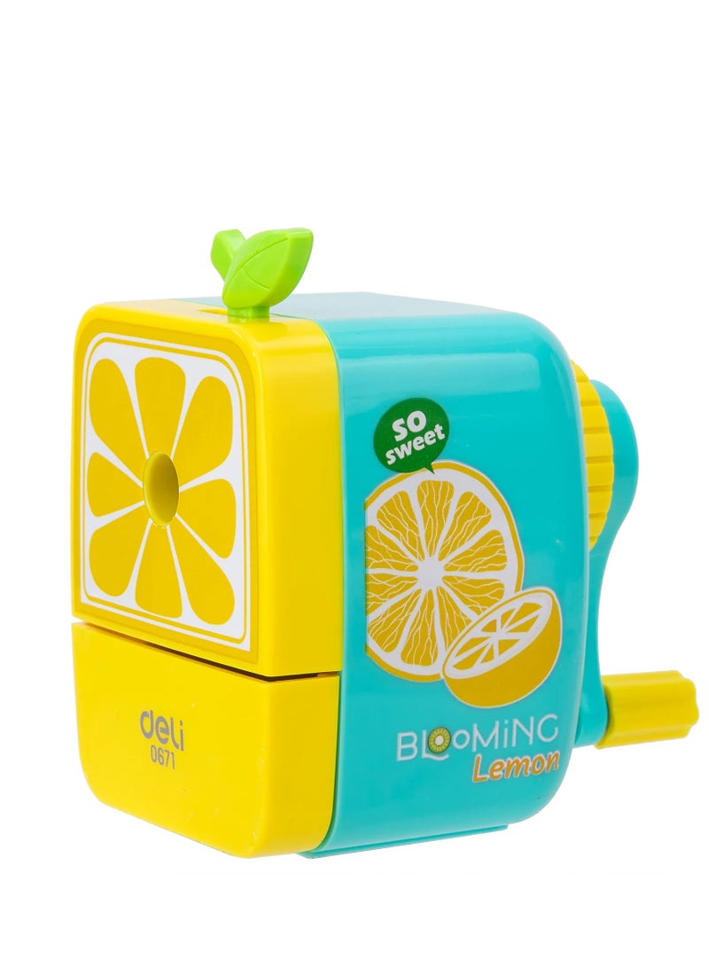 Deli Single Hole Rotary Table Sharpener Assorted Colours - Image 4