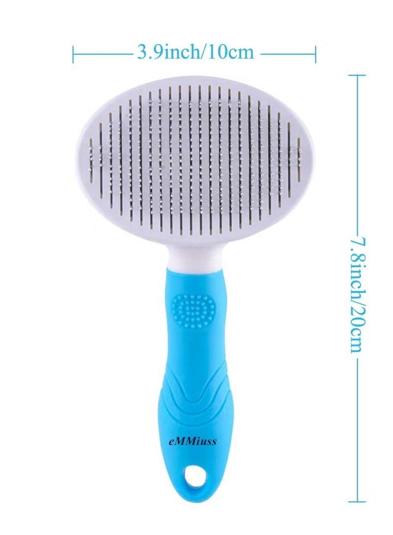 general Self-Cleaning Cat & Dog Brush - Slicker Grooming Tool for Shedding, Mats & Tangled Hair Removal, Massage Comb for Pets - Image 5