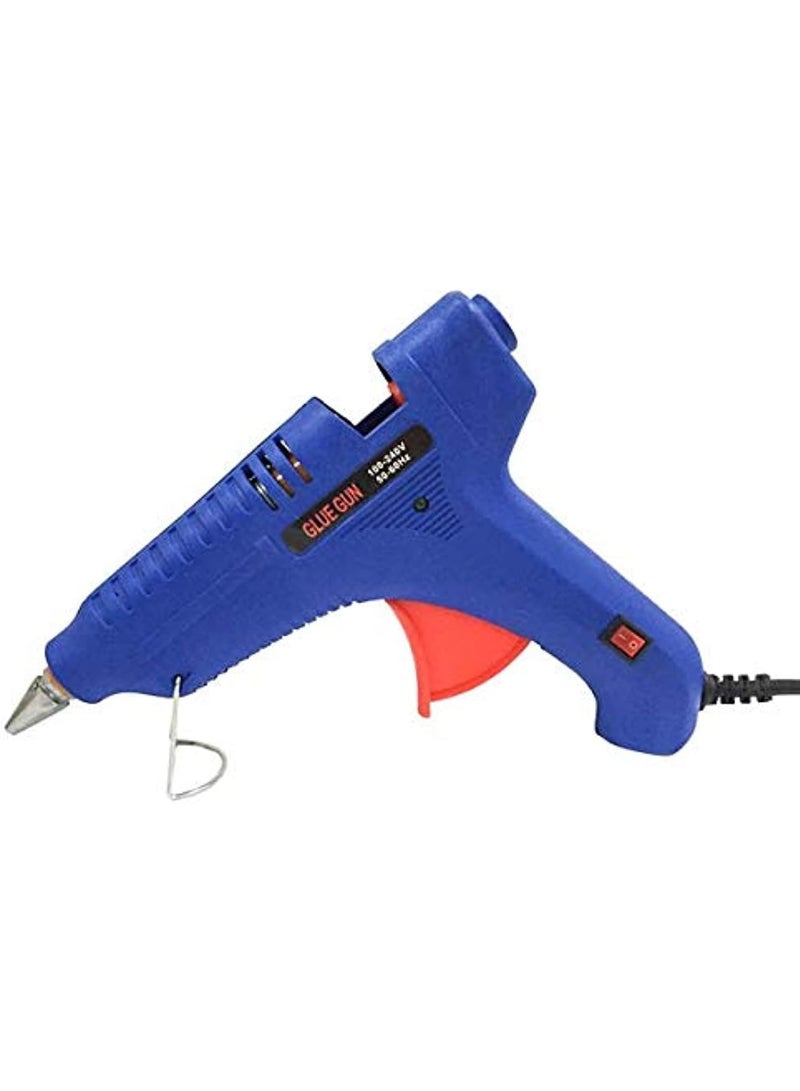 Glue gun with 10 stick glue - blue, HL-8-60W