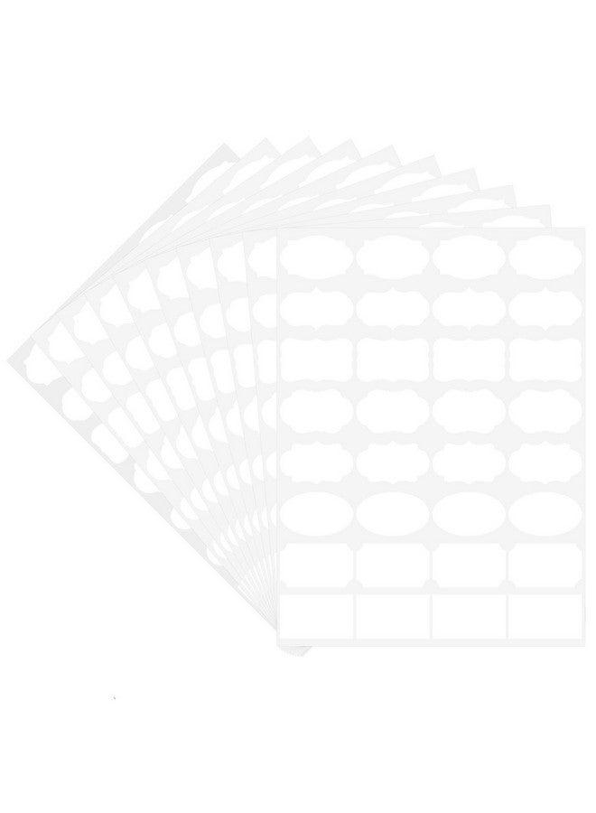 Wisdompro 320 Pcs Removable Freezer Labels Blank White Labels Stickers For Food Containers Storage Bins Spice Jars Bottles Organize Your Home & Kitchen 2X1.2 Inch - Image 1