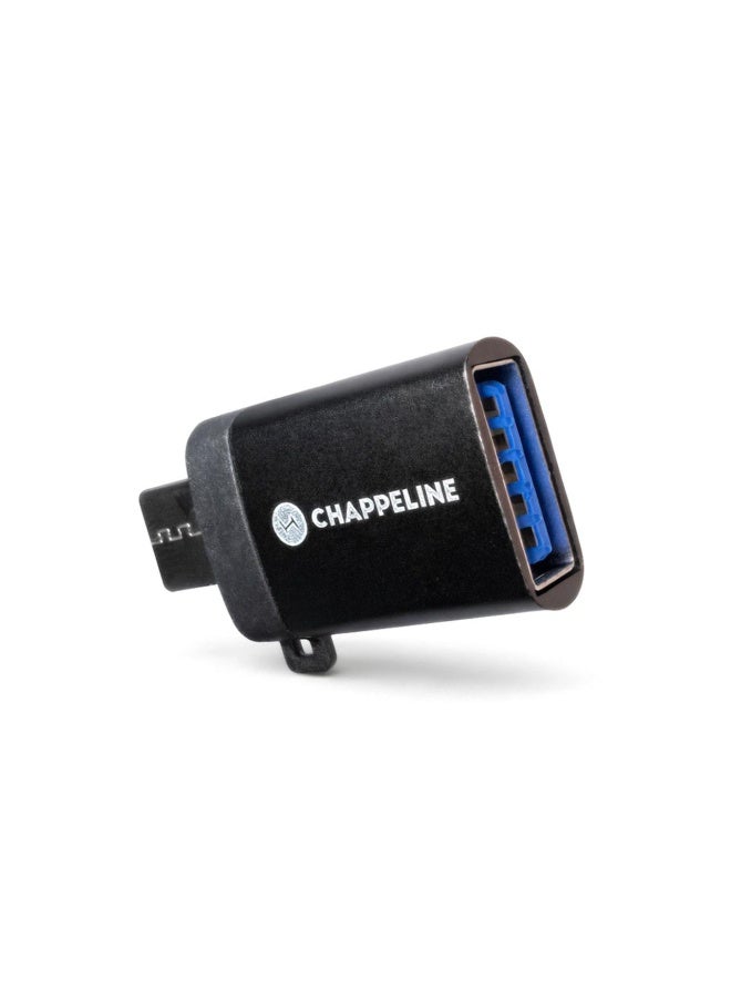 CHAPPELINE The Chappeline USB to Type-C adapter is a tool for converting a USB port to a Type-C port, allowing for high-speed data transfer and charging of Type-C-enabled devices. - Image 1