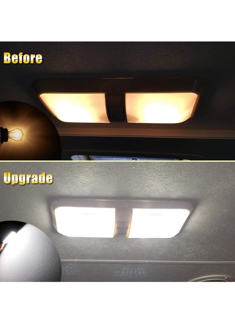 10 PCS Interior LED Light Bulbs for RV Super Bright  Natural White LED Bulbs for Camper Trailer Motorhome Indoor Ceiling Dome Lights - Image 3