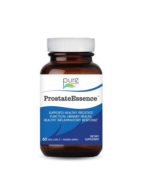 Prostate Essence W/Vitamin D3 Selenium Zinc Supplements And More Mens Vitamins And Herbal Supplement For Prostate Health W/Beta Sitosterol 60 Caps For Men