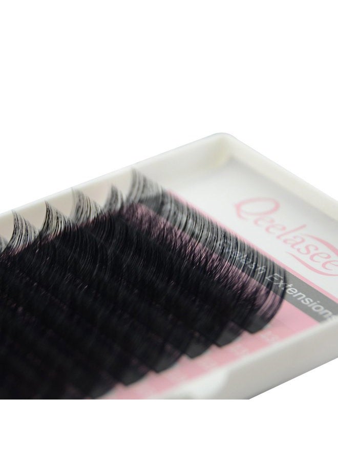 Qeelasee Faux Mink Silk Eyelash Extensions 0.03mm D Curl 15mm Semi-Permanent Individual Lashes Extension Professional Salon Use - Image 2