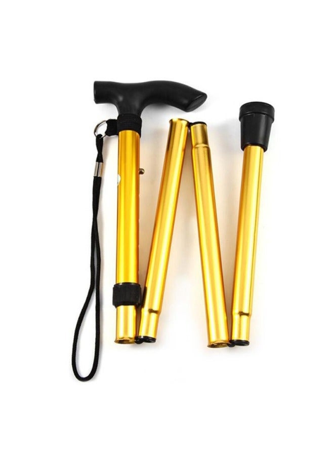 FervorFOX Aluminum Alloy Mountain Climbing Cane Telescopic Folding 6 Color Mountain Climbing Cane Non-slip Cane - Image 1