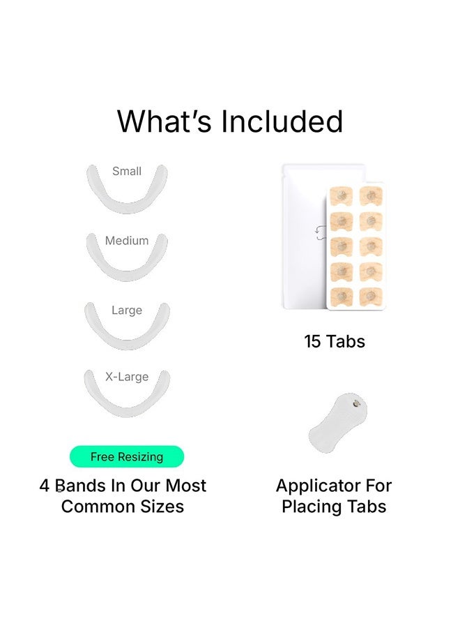 Breathing Nasal Strip Starter Kit (15 Count, White) - Boost Oxygen Intake, Reduce Snoring, Improve Sleep Quality - Sweat Resistant, Skin Safe Nasal Strips - Extra Strength Snoring Solution - Image 2