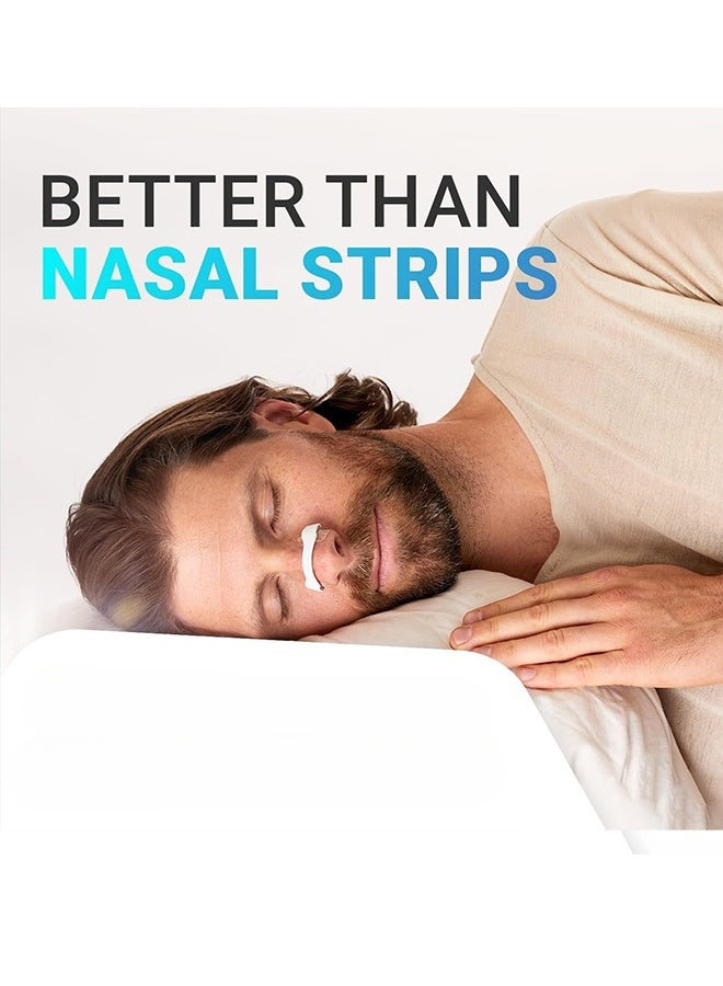 Breathing Nasal Strip Starter Kit (15 Count, White) - Boost Oxygen Intake, Reduce Snoring, Improve Sleep Quality - Sweat Resistant, Skin Safe Nasal Strips - Extra Strength Snoring Solution - Image 5