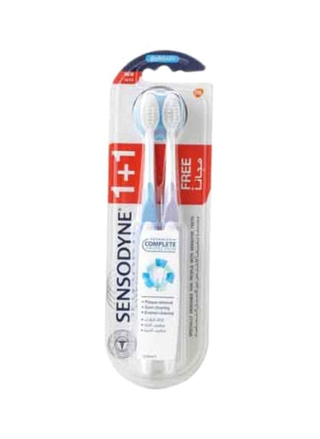 Sensodyne Advanced Complete Protection Toothbrush, 2'S SFT 