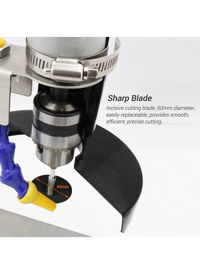 Generic - Electric Glass Bottle Cutter Cutting Tool Cutting Machine with 7 Variable Speeds for DIY Flowerpot Round Oval Glass Bottles Craft - Image 1