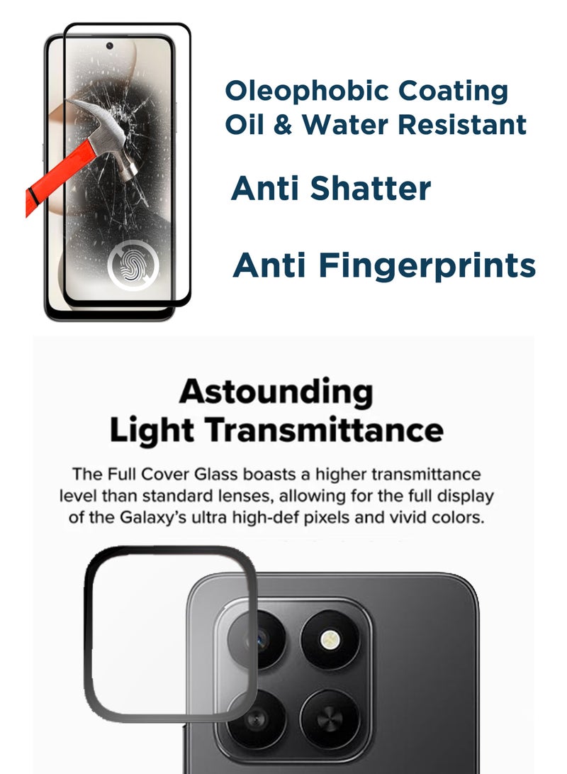 GMATE Honor X7d - 2 in 1 Pack  Generic Glass Screen Protector  And Camera Lens Protector - Image 3