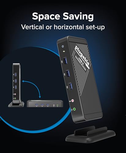 Plugable USB-C Dock – 4K HDMI, 60W Charging, Ethernet, USB 3.0/2.0 Ports – USB-C Docking Station with Power for Windows and Chromebook - Image 5