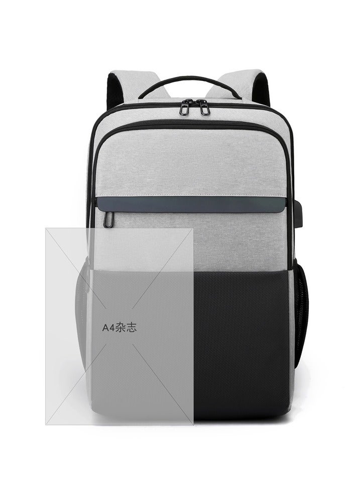 lebonaer Upgraded Multi-Layer Backpack with USB Charging Port, Smart 15.6 Inch Laptop Backpack with Anti-Theft Hidden Pocket, Large Capacity College Backpack for Men & Women, Organized Compartments for iPad, Camera, Keyboard, Gadgets, Ergonomic Breathable Honeycomb Mesh Back Panel & S-Curve Straps for Maximum Comfort, Durable Scratch-Resistant Nylon Travel Backpack, Ideal for Work, Commute, College, Adventure | Intelligent Organization | Modern Style | Secure Storage | External USB Port | Power Bank Compatible | On-the-Go Charging | Dedicated Laptop Compartment | Multiple Pockets | Valuables Protection | Heat Reduction | Weight Distribution | Lightweight Feel | Heavy Load Support | Long Commute Comfort | High-Density Nylon | Light Moisture Resistance | Reinforced Double Zippers | Smooth Gliding | Luggage Strap | Gradient Reflective Strips | Night Safety | Trendy Design | Everyday Life Essential | Reliable Partner | Simplified Carrying | Connected Lifestyle | Game-Changing Feature | Fumble-Free - Image 3