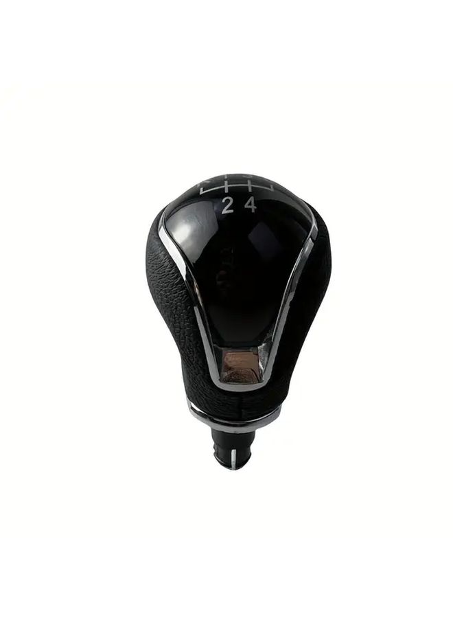 1 Pcs Manual 5 6 Speed Gear Shift Knob Head Lever Stick Pen Fit For Seat Leon Iii 3 Mk3 2012 2017 Faux Leather Black Line Dust Cover Gaiter Boot Cover - Image 5