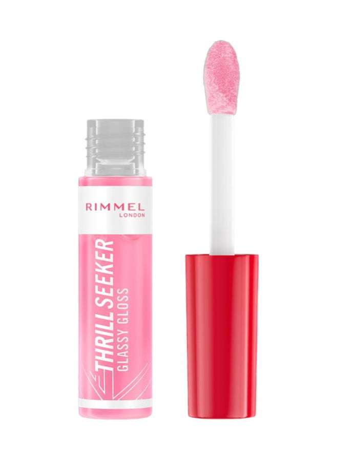 RIMMEL LONDON Thrill Seeker Glassy Gloss Lip Gloss - 150 - Pink Candy, 10Ml  - Image 1