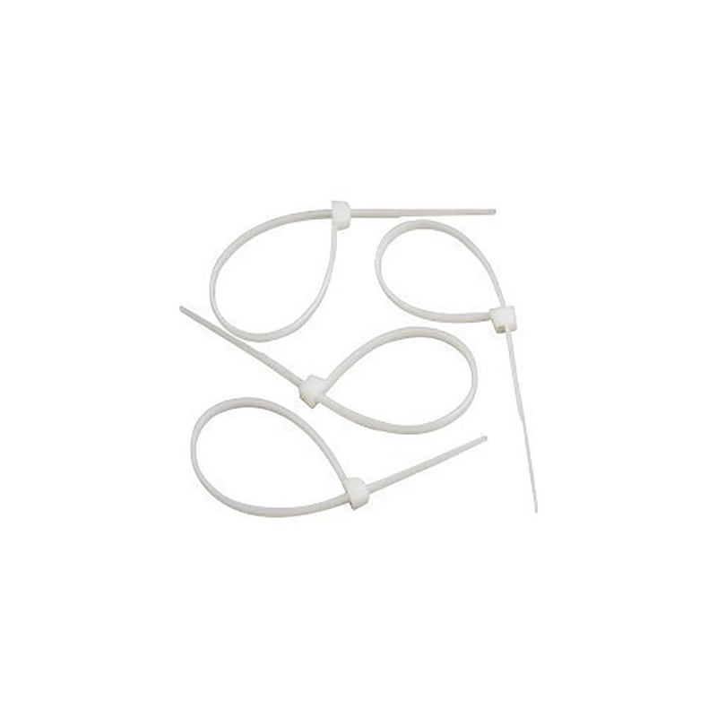 BirdFlee Birdflee Cable Tie 100Mmx25 Mm_White Set of 1000 Pcs Wire Zip Cable Lock Strong And Durable Zip Locker  - Image 2