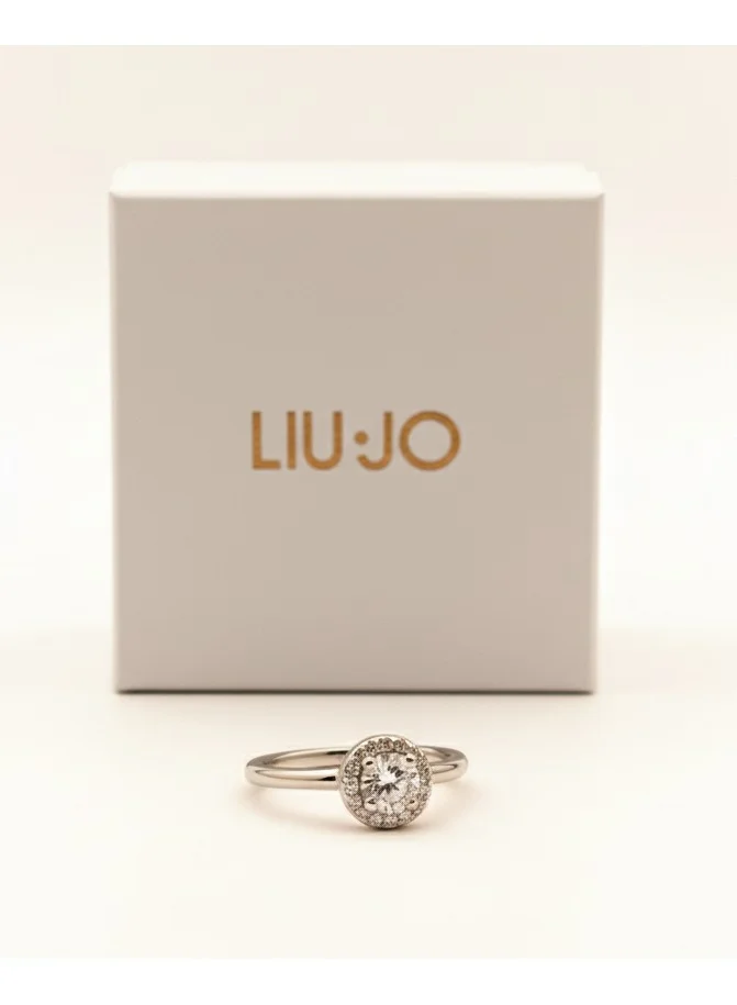 Liu Jo  Halo Crystal Ring, Silver-Tone for Women | Best Price UAE