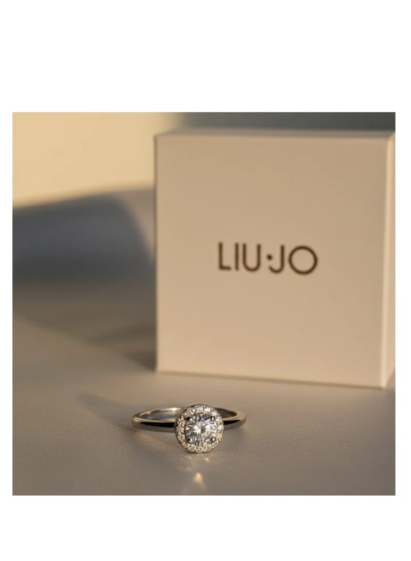 Liu Jo  Halo Crystal Ring, Silver-Tone for Women | Best Price UAE