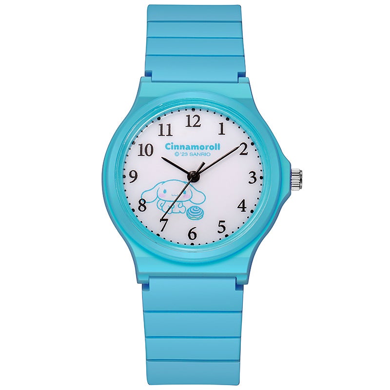 New Sanrio Cartoon Kids Watch Cute Silent Quartz Light blue  - Image 1