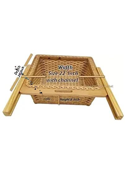 Generic - H M Decor wicker kitchen basket 22x20x8" - Image 1