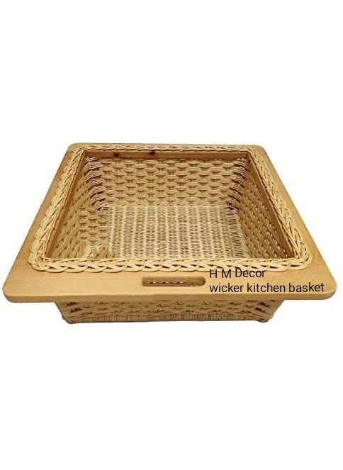 Generic - H M Decor wicker kitchen basket 22x20x8" - Image 1