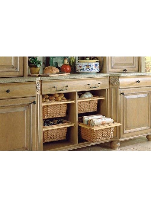 Generic - H M Decor wicker kitchen basket 22x20x8" - Image 1