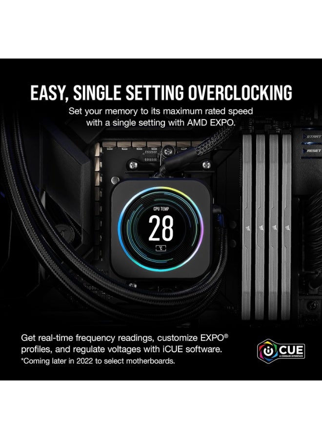 كورسير ذاكرة وصول عشوائي (RAM) CORSAIR VENGEANCE DDR5 سعة 32 جيجابايت (2 × 16 جيجابايت) بتردد 6000 ميجاهرتز لأجهزة سطح المكتب من AMD و Intel، موديل CMK32GX5M2E6000Z36 - Image 5