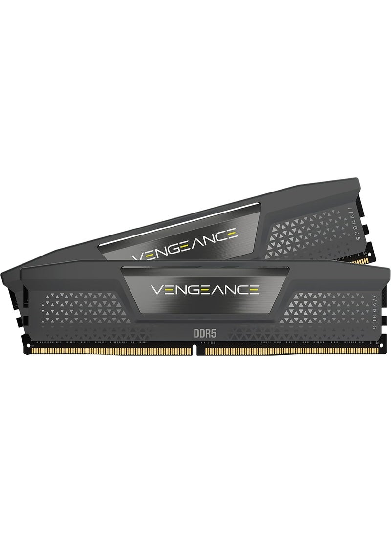 كورسير ذاكرة وصول عشوائي (RAM) CORSAIR VENGEANCE DDR5 سعة 32 جيجابايت (2 × 16 جيجابايت) بتردد 6000 ميجاهرتز لأجهزة سطح المكتب من AMD و Intel، موديل CMK32GX5M2E6000Z36 - Image 1