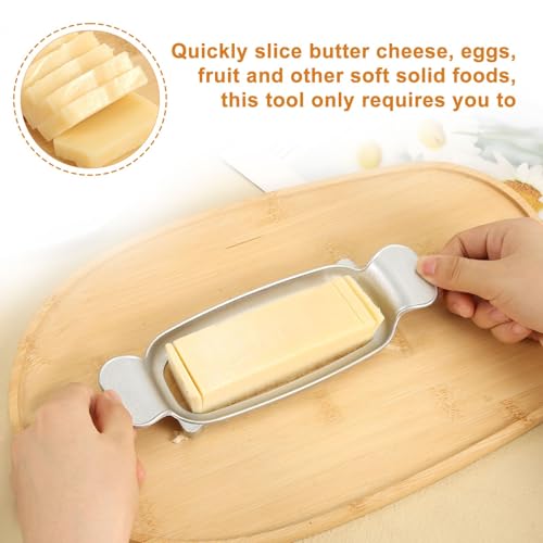 Vunpok Butter Cutter SlicerCutter for Butter SquaresStainless Slicer Steel for Butter Block Cheeseeggavocadoand Dishwasher Safe - Image 3