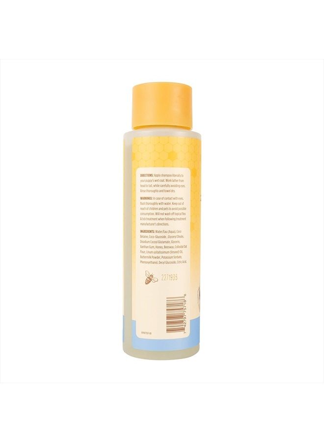 Burt's Bees for Pets Puppies Natural Tearless 2 in 1 Shampoo and Conditioner | Made with Buttermilk and Linseed Oil | Best Tearless Puppy Shampoo for Gentle Skin and Coat | Made in USA, 16 Oz - Image 2