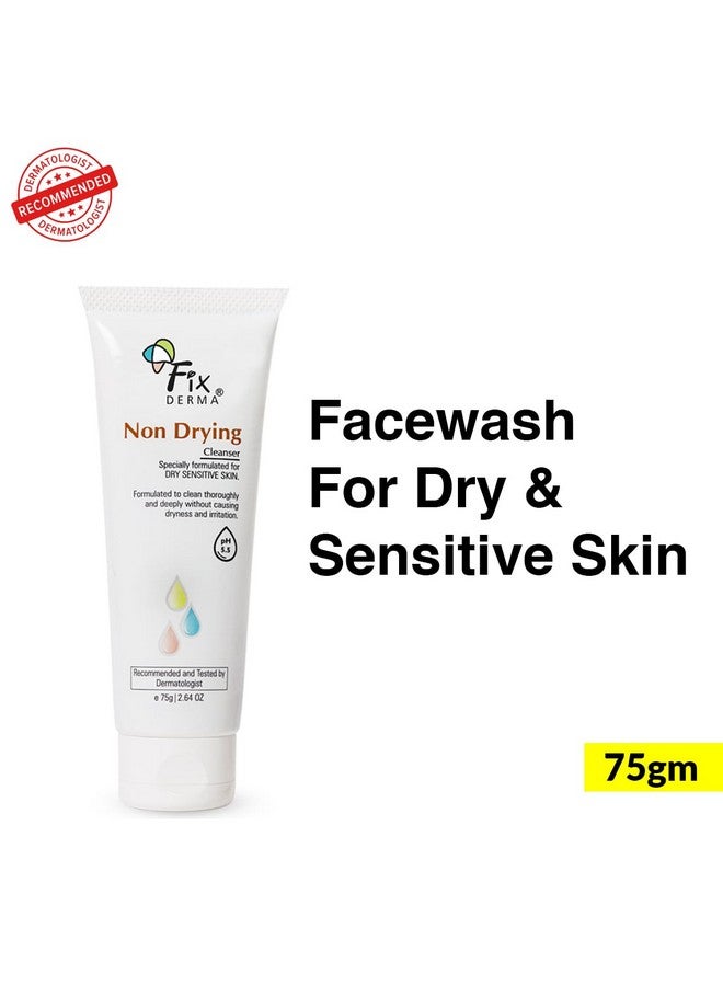 Fixderma Non Drying Cleanser, soap-free & pH Balanced cleanser, Pore-Refining, Dermatologist tested, Face Exfoliator, Non-comedogenic & Non-irritating skin cleanser - 75g - Image 2