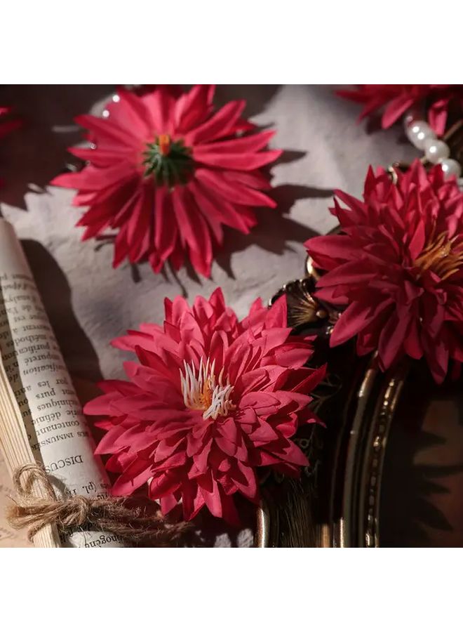 20pcs A08 Serra Flora Silk Chrysanthemum Artificial Flowers for Home Decor - Image 4