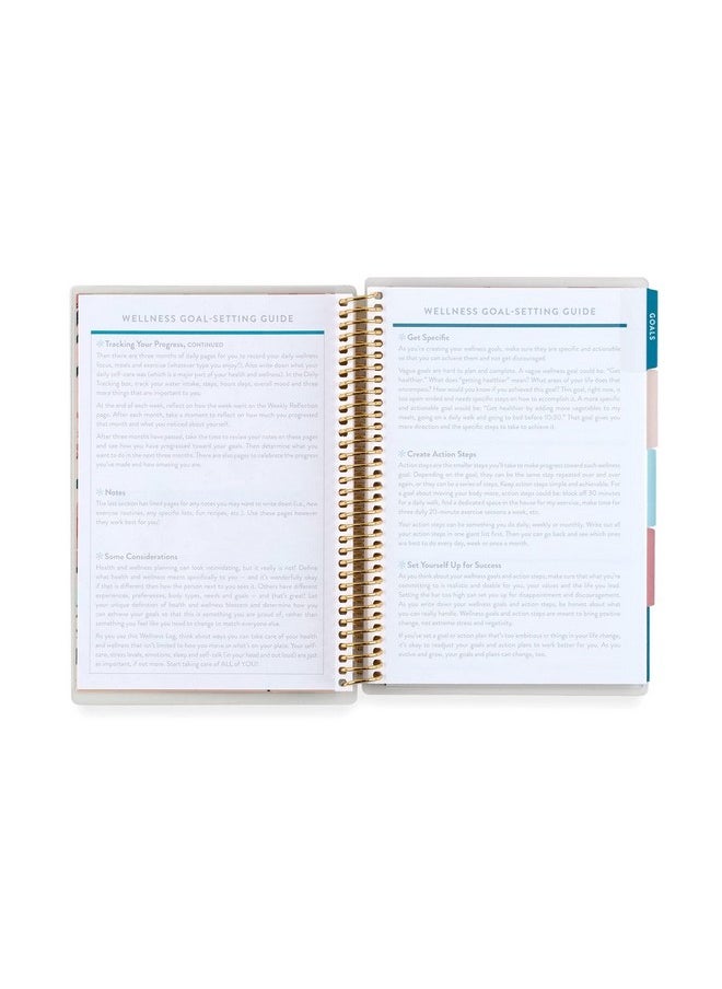 Erin Condren Erin Condren Coiled A5 Daily Wellness Planner, Features 160 Pages of Thick, Bleed Resistant 80 Pound Paper Boost Productivity, Durable, Pretty, Cute, Stylize  - Image 3