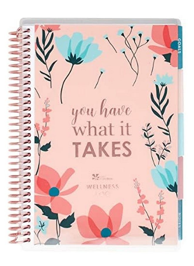 Erin Condren Erin Condren Coiled A5 Daily Wellness Planner, Features 160 Pages of Thick, Bleed Resistant 80 Pound Paper Boost Productivity, Durable, Pretty, Cute, Stylize  - Image 2