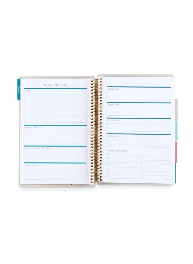 Erin Condren Erin Condren Coiled A5 Daily Wellness Planner, Features 160 Pages of Thick, Bleed Resistant 80 Pound Paper Boost Productivity, Durable, Pretty, Cute, Stylize  - Image 4