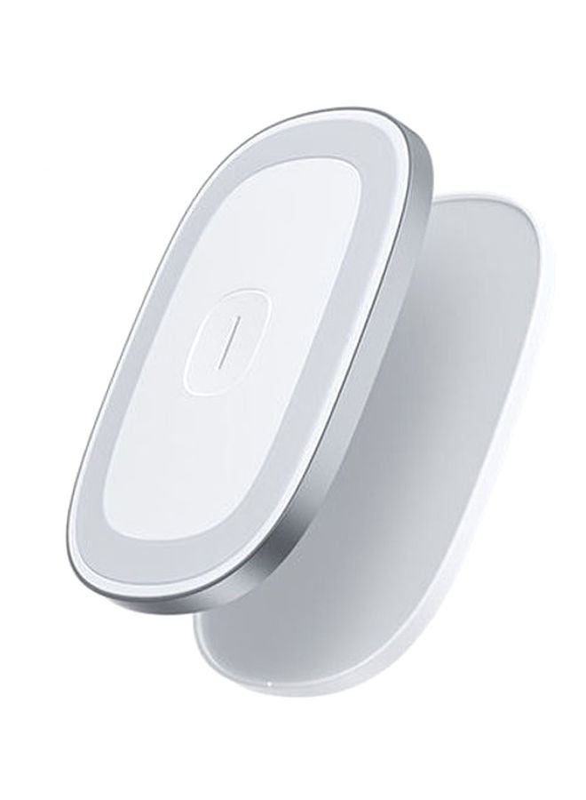 بيسوس مصباح LED مغناطيسي قابل للشحن مُزود بمنفذ USB أبيض/فضي - Image 1